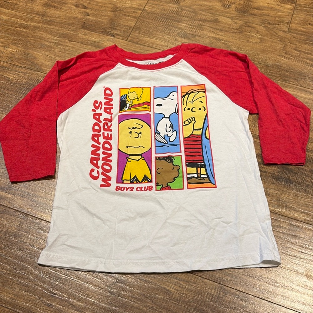 Peanuts Canada’s Wonderland boys club three quarter length sleeves top